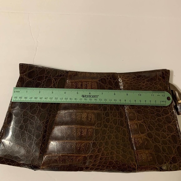 Industry Argentina Vintage Genuine Alligator Leather Clutch - Picture 7 of 12